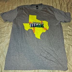 Titans Texas softball L Large t-shirt